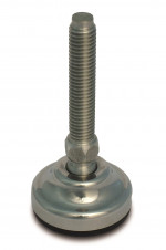 Stainless steel feet – medium load – Stainless steel adjustable feet Ø 40, 30° tilting screw